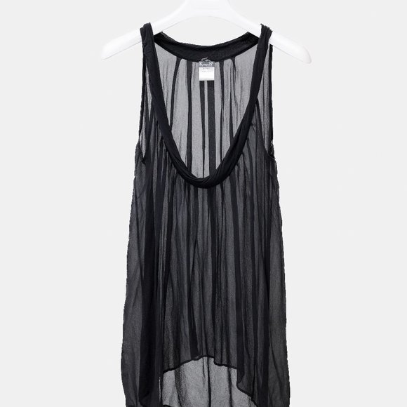 Kristensen Du Nord Black Sheer Tank - Picture 1 of 8